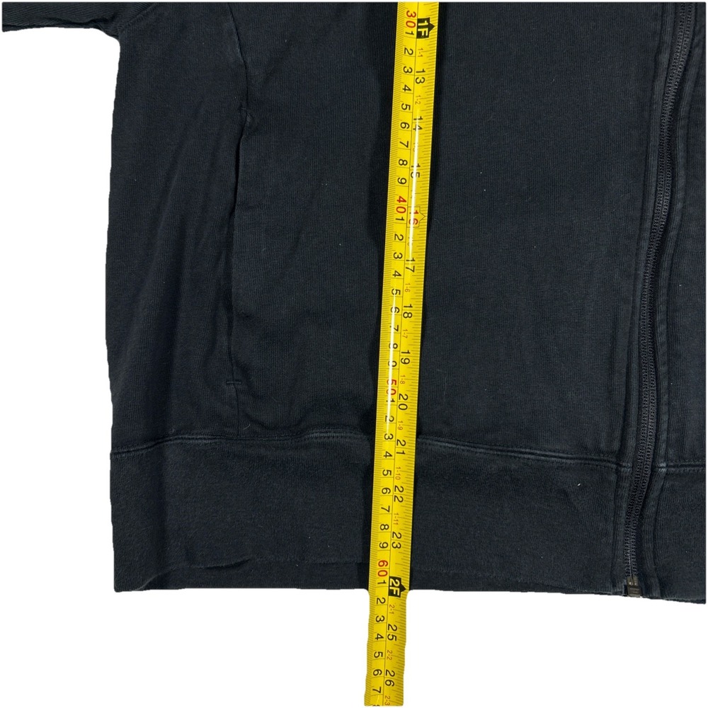 Nike Full Zip Black Hoodie Women's 1X Cropped Boxy Fit Oversized‎ Casual - Picture 6 of 7